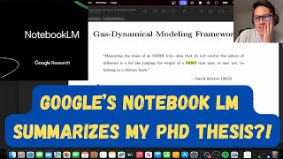 Googles Notebook LM Created a Podcast of My Physics PhD Thesis [upl. by Marrilee]