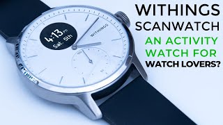 NEW Withings ScanWatch Review in 4K Detail  White Dial 42 MM  UK Version [upl. by Saref]