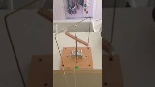 Flying pendulum escapement mechanism toy diy from junk [upl. by Moishe]