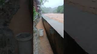 Riverside San Mateo Rizal River during typhoon Carina [upl. by Eldorado]