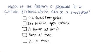 Declarative vs Procedural Quiz  Georgia Tech  Health Informatics in the Cloud [upl. by Ynnelg]