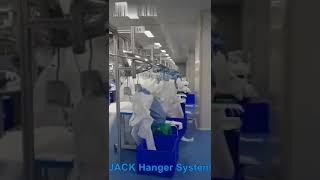 Producing protective clothing with JACK hanger system [upl. by Raffarty]