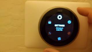 How to reset your nest thermostat back to factory default settings [upl. by Ferrick]