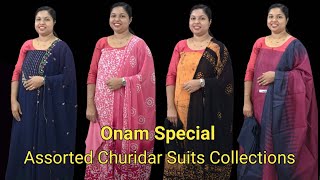 Onam Special🌹Assorted Churidar Suits Collections🌹Booking  8848089032 9074248160 [upl. by Spooner914]