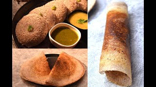 Mappillai samba idli thin dosa amp Crispy nei podi roast 1 purple rice batter 3 recipes [upl. by Eelsnia]