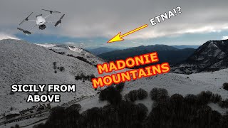 SICILIAN MOUNTAINS IN WINTER❄️ Parco Delle Madonie 27K drone footage [upl. by Roach]