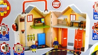 Deluxe Fire Station Playset  пожарная станция  Fireman Sam  пожарный Сэм  Character  3372 [upl. by Kelsey]