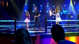 Camille Aaron amp Anneleen – ‘Mamma Mia  Battle  The Voice Kids  VTM [upl. by Neyu484]