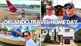 Florida Travel Home day September 2024 Orlando Walt Disney World vlog [upl. by Tati]