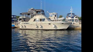 1985 Silverton 40 Aft Cabin  39900 Call Captain Bob Phillips 3157276097 for more details [upl. by Enelloc833]