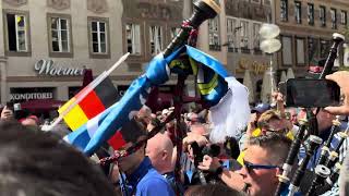 Highland Cathedral  Munich Germany Marienplatz Tartan Army  Scotland Euro 2024 [upl. by Barra]