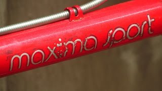 A vintage UNIVEGA MAXIMA SPORT ROAD BIKE in RED [upl. by Artenahs195]