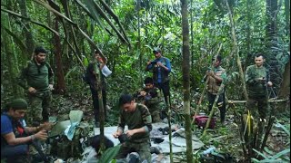 Rescatan a los cuatro niños perdidos en la selva del Guaviare [upl. by Meredithe966]