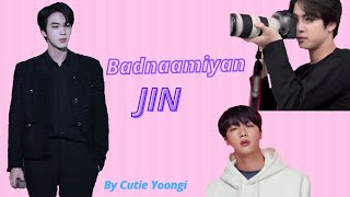 ❤️💜BADNAAMIYAN ❤️ JIN❤️ FMV💜❤️ [upl. by Ynaffi]