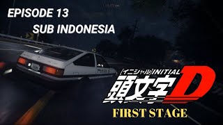 INITIAL D FIRST STAGE EPISODE 13 SUBTITLE INDONESIA FULL [upl. by Sel485]