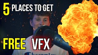 5 Places You Can Get FREE VFX Assets [upl. by Ocsicnarf]