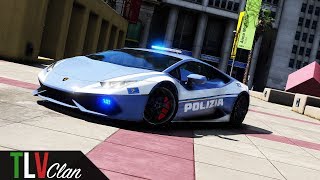 Lamborghini Huracan  Polizia Italiana 🚔 [upl. by Ytiak69]