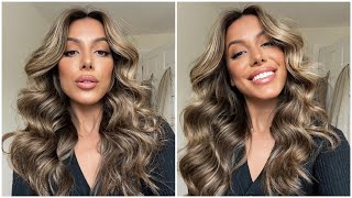 EASY OVERNIGHT HEATLESS CURLS  Robe Curls  Hair Tutorial [upl. by Kimmie]