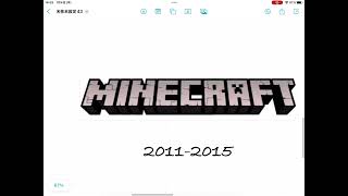 Minecraft historical logos [upl. by Sad]