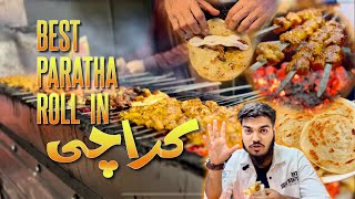 Karachi Ka BEST PARATHA ROLL   5 Most Famous Paratha Rolls Of Karachi [upl. by Catina]