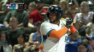 Astros catcher Omar Narváez singles in a pair of runs for Sugar Land  MiLB Highlights [upl. by Eramal987]