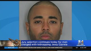 Jury Selection Continues For Man Charged With Kidnapping Jassy Correia [upl. by Polinski]