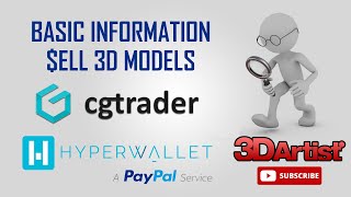 Hyperwallet details for CGTraders Basic Information about CGtraders payment agreement [upl. by Eemaj]