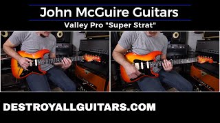 John McGuire Guitars Valley Pro guitar demo video by Shawn Tubbs [upl. by Kilam]