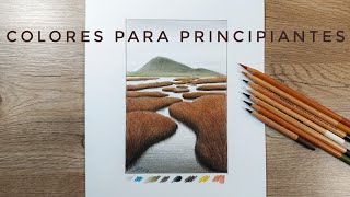 ¿Cómo PINTAR con LÁPICES de COLORES ¡TÉCNICA FÁCIL [upl. by Esirtal]