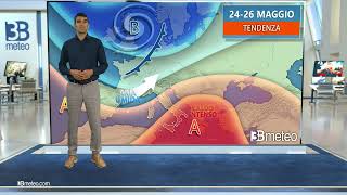 Tendenza meteo per i giorni dal 24 al 26 maggio [upl. by Rednasela]