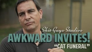 Skit Guys  Awkward Invites Cat Funeral [upl. by Eadwina]