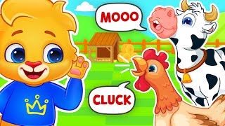 Animal Sounds for Kids  Learn Animals Names and Sounds with Lucas amp Friends By RV AppStudios [upl. by Barnabe]