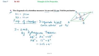 Class 7  Maths  Ex 65  Q8 [upl. by Hsaka]