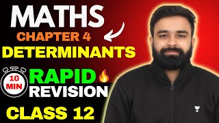 Determinants in 10 mins 😱🔥 Chapter 4 Maths Class 12 Boards 202223 Score 95 Maths Vishal Khattar [upl. by Selim576]