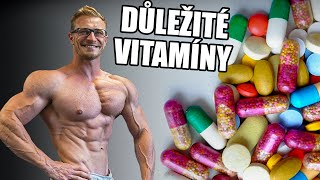 VITAMÍNY A MINERÁLY NA SVALOVÝ RŮST A ZDRAVÉ TĚLO [upl. by Eenolem]