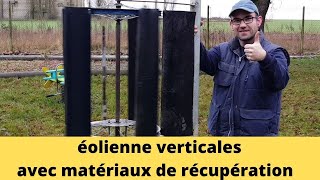 éolienne verticale lowtech 12 tuto et astuces bricolages [upl. by Cecilia]