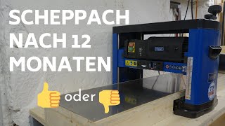 Scheppach Dickenhobel PLM 1800 nach 12 Monaten [upl. by Ronyar587]