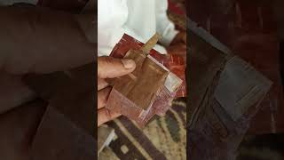 Amulet making using vedic method🙏🚩🚩 Amulet indianculture vedic village shorts [upl. by Ralina]