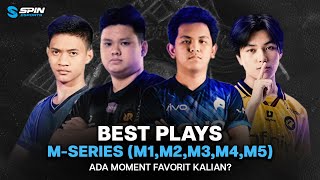 MOST ICONIC amp BEST PLAYS IN MLBB MSERIES M1 TO M5 [upl. by Adora]