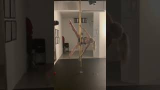 Starfish perspective handspring pole poleflow aerialpole [upl. by Nomyaw]