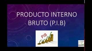 Producto Interno Bruto PIB PIB nominal y real [upl. by Notniv]