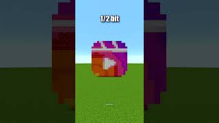 Minecraft Meta 64 bits 32 bits 16 bits 8 bits 4 bits 2 bits 1 bit [upl. by Frodine]