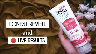 Derma Shine Lightening bleach mask HONEST REVIEW [upl. by Walker]