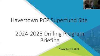 US Environmental Protection Agency Havertown PCP Superfund Site Update  November 19 2024 [upl. by Trocki]