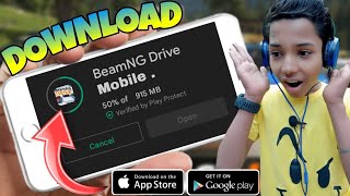 HOW TO DOWNLOAD BEAMNGDRIVE IN ANDROID  BEAMNGDRIVE MOBILE DOWNLOAD  TECHNO GAMERZ BEAMNGDRIVE [upl. by Rosenzweig]