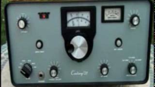 Ten Tec Century 21 QRP CW HF Ham Transceiver Demo by N6TLU [upl. by Tirza]