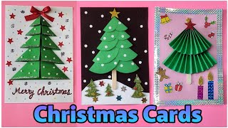 Christmas Card Making Ideas  Easy Christmas Cards DIY  Christmas School Activity [upl. by Anabel]