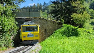 Impressionen der Wendelstein Zahnradbahn auf freier Strecke mit dem Beh 48 Triebzug [upl. by Burns]