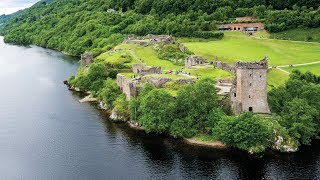 Urquhart Castle Scotland • Loch Ness Castle in the Highlands of Scotland  European Waterways [upl. by Neerahs]