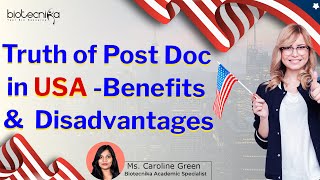 Truth of Post Doc in USA  Benefits amp Advantages [upl. by Omari]